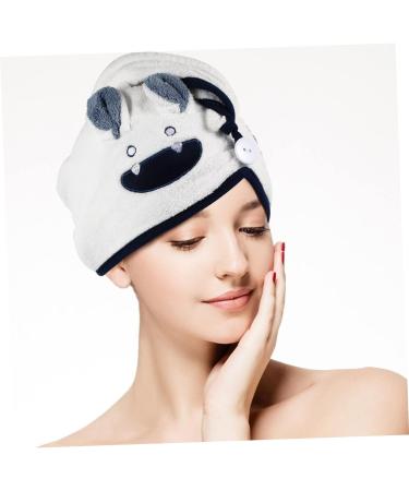 NUSITOU 1pc Coral Fleece Dry Hair Hat Drying Cap for Long Hair Portable Towel Curly Hair Towel Hair Towel Microfiber Drying Cap Hair Dry Turban Water Women's White Quick Dry Hair Cap White 64x24x0.8cm - Buy Online on GoSupps.com
