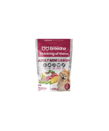 BREEDNA - Adult Mini Lamb+ 1.25kg | Hypoallergenic Dog Food for Small Breeds with Lamb | Ideal for Food Sensitivities | Adult Dog Food with Vitamins