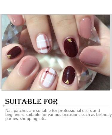 dijiusidy Nail Art Stickers Self-Adhesive Fingernail Decal with Strap Glue DIY Art Decor Full Cover Manicure Kits for Women Girls YMX214 - Buy Online on GoSupps.com