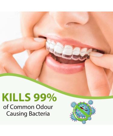 Retainer Cleaning Tablets - Fresh, Stain-Free for Invisalign Aligners, Dentures, Mouth Guard - 120 Tablets - Buy Online on GoSupps.com
