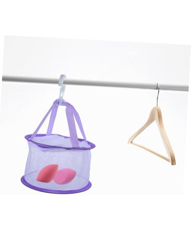 Zerodeko Beauty Egg Drying Net Makeup Brush Sponges Drying Rack Hanging Drying Hanger Drying Accessories Makeup Sponge Drying Net Drying Net Basket Fabric Sock Purple Makeup Tools - Buy Online on GoSupps.com