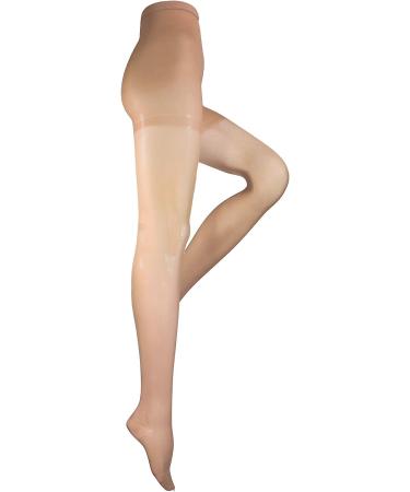 Truform Women's Compression Pantyhose 20-30 mmHg | Opaque Support Tights | Beige - Small - Buy Online on GoSupps.com