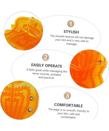 FRCOLOR Portable Gua Sha Brush For Body Scraping For Relaxation Fitness And Reduction 152x106cm Orange - Buy Online on GoSupps.com