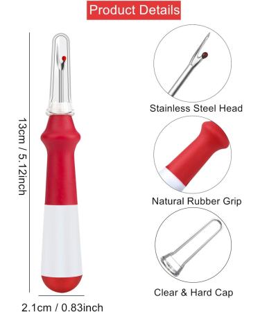 JIANYI Handy Grip Seam Ripper Set with Trimming Scissor - 4 Pack for Sewing and Crafting - Buy Online on GoSupps.com