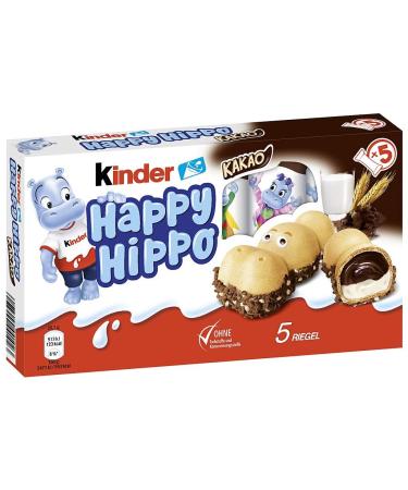 Kinder Happy Hippo Cocoa Cream (3x103.5g/3x3.65oz) Pack of 3 by Kinder