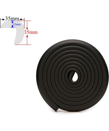Tuokay L Shaped 6m Baby Proofing + 8 Corner Guards Set - Child Safety Edge & Corner Protectors in Black | Ideal for Table, Chair, Furniture, Bed, Door, Wall - Baby Proofing Kit - Buy Online on GoSupps.com