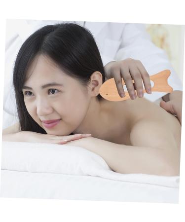FRCOLOR 2pcs Fish-Shaped Scraping Board - Wooden Facial & Body Massage Tool for Chinese Scraping Therapy - Buy Online on GoSupps.com