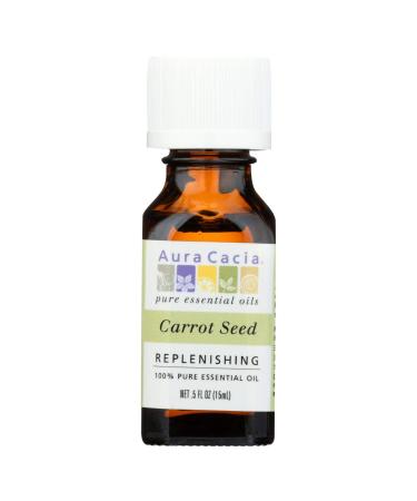 Aura Cacia 100% Pure Essential Oil Carrot Seed .5 fl oz (15 ml)