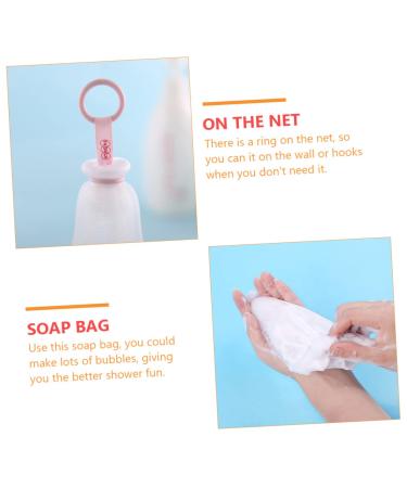 minkissy 2pcs Skin Care Bubble Products Foaming Net Soap Saver Pouch for Facial Body Shower Bubble Net - Buy Online on GoSupps.com
