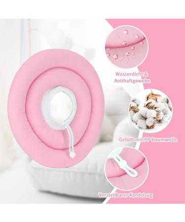 Buy Sbayool Rescue House Cats & Adjustable Dog Neck Collar | Soft Comfortable Leakage Protection | Post-Operative Wound Care - Pink (M: 23cm-26cm) - Buy Online on GoSupps.com