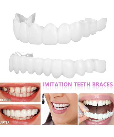 3 Pairs Cosmetic Fake Teeth - Temporary Braces & Tooth Whitening for Men & Women | International Shipping - Buy Online on GoSupps.com