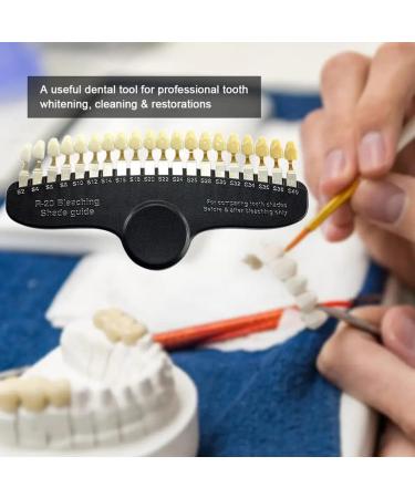 20/27 Color Teeth Whitening Shade Guide & Mirror - Wholesale Dental Chart Board for Accurate Color Comparison - Buy Online on GoSupps.com