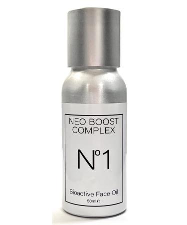 Neo Boost Complex - No.1 Bioactive Face Oil - 100% Natural. Blend of 18 Oils to Nourish Hydrate & Revive Dry Skin. With Rose Quartz & Amethyst. 50ml