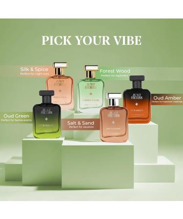 CREATION KRIVA Just Herbs Energising Forest Wood EDP Perfume for Men Long Lasting Fragrance - 50 ml - Buy Online on GoSupps.com