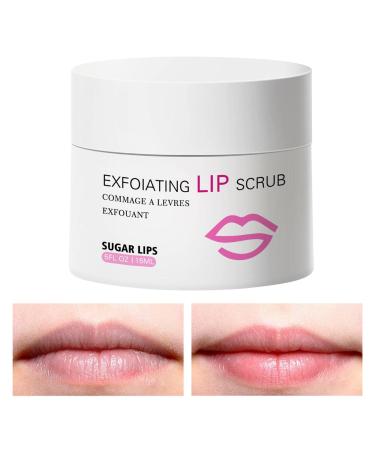 Hongjingda Sugar lip scrub - Natural lip scrub - Moisturizing cream for dry lips - Lip scrub - Moisturizing cream for men and women