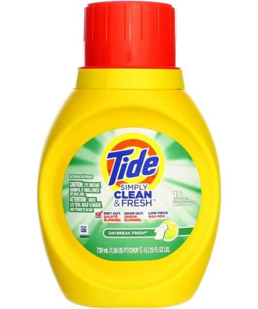 Buy Tide Simply Clean and Fresh Daybreak Fresh Scent Liquid Laundry Detergent - 25 oz (6 Pack) | International Shipping Available - Buy Online on GoSupps.com