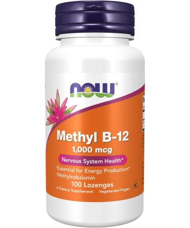 Now Foods Brain B-12 Methyl form 1000mcg 100Loz - Buy Online on GoSupps.com