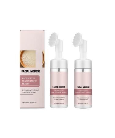 Nettoyant Visage Moussant Doux - Soin Hydratant Et claircissant limine Les Impuret s L'exc s De S bum Et Exfolie Les Cellules Mortes.