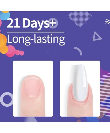 Mobray Poly Nail Gel 60 ML - White Builder Nail Gel for Natural Look Acrylic Nail Extensions - Gift for Women - Buy Online on GoSupps.com