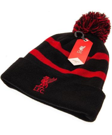Liverpool FC Knitted Ski Hat - Official EPL Merchandise - Black (One Size) - Buy Online on GoSupps.com
