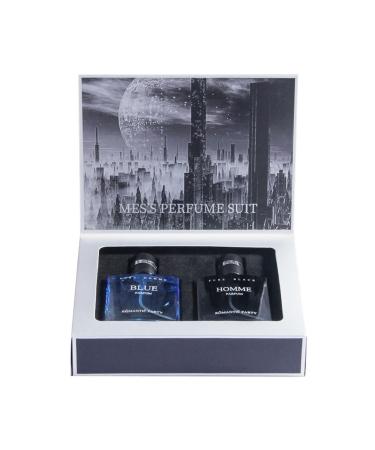 Men's Fragrance Sets - Fresh Long Lasting Eau de Parfum - Men's Everyday & Dating Fragrances Exude Manly Charisma 60ml/2.0 Fl Oz Black