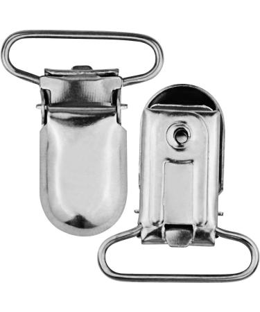 Marrywindix 25pcs Pacifier Suspender Clips - Silver Toy Holder Clips for Making Pacifier Holders & Bibs - Buy Online on GoSupps.com
