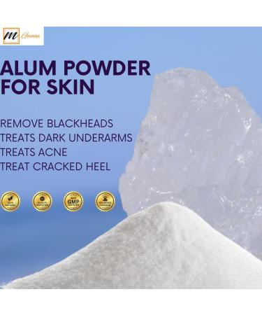 100% Natural Alum Powder for Clear Glowing Skin - 100g | Health Benefits & International Shipping - Buy Online on GoSupps.com