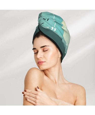 Buy Hair Towel Wrap - Fast Drying Turban with Button | Quick Hair Drying Solution - Buy Online on GoSupps.com