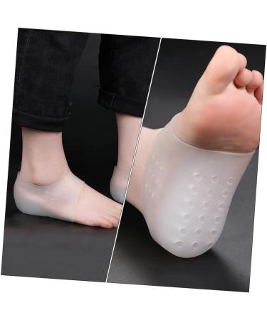 NOLITOY Height Increasing Insoles for Men & Women - Breathable Heel Cups for Pain Relief | Transparent Heightening Insoles 13x8cm - Buy Online on GoSupps.com