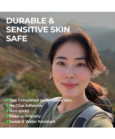 EASYDEW DW-EGF Peptide Clear Patch - Outdoor UV Block Ultra-Thin Transparent Sun Patches for Golf Riding Hiking Driving - Adenosine Glutathione Hydrolyzed Collagen 4 Packs - Buy Online on GoSupps.com