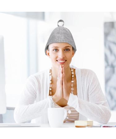 Coheali Shower Hood & Sauna Cap Set - Plush Bathing Towel Headgear for Men & Women | Portable Spa Accessories - Buy Online on GoSupps.com
