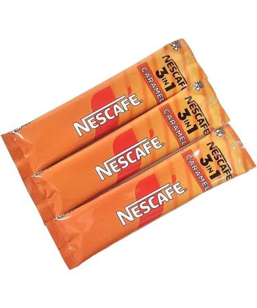  Nescafe. Nescafe 50-pack of 3-in-1 Caramel Instant Coffee Sachets - Buy Online on GoSupps.com
