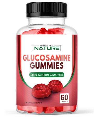Glucosamine Gummies Extra Strength Joint Support Gummies for Adults, Men and Women, Supports Cartilage, Flexibility and Movement, Chewable Glucosamine Supplement Gummy, Made in USA, 60 Gummies