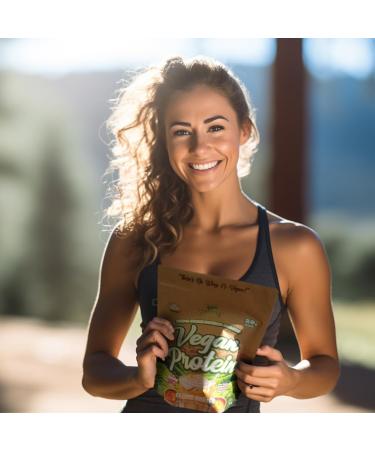 CONFIDENT VEGAN 100% Pure Plant-Based VEGAN PROTEIN Gluten Free No Added Sugar - 20g of Delicious Protein Per Serving BLUEBERRY COBBLER 2 Pound 30 Servings - Buy Online on GoSupps.com