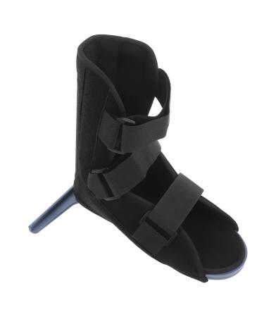 HEALLILY Cam Walker Fracture Ankle Anti-rotation Foot Stabilizer Boot with Brace Support for Fracture Rehabilitation Ankle Joint Sprain (M/Black)