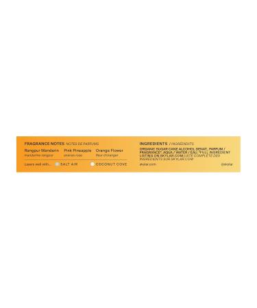 Skylar New Citrus Reverie Eau de Parfum-Hypoallergenic Clean Perfume for Women & Men Vegan Safe for Sensitive Skin-Fruity Floral Scents Madarin Orange Pinapple-10mL /.33 Fl Oz - Buy Online on GoSupps.com