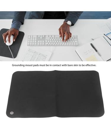Grounding Mouse Pad - Eliminate Static & Reduce Inflammation | Stress Relief Mat with Wrist Strap - 275x400mm - Buy Online on GoSupps.com