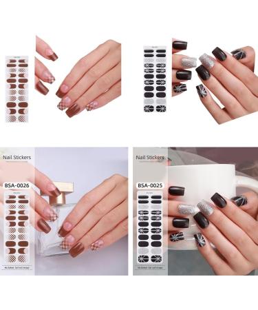 Ruarby French False Nails Stick on Nail Short Square Gradient Press on Nail DIY Art Accessories Display for Personal Style C39D29 - Buy Online on GoSupps.com