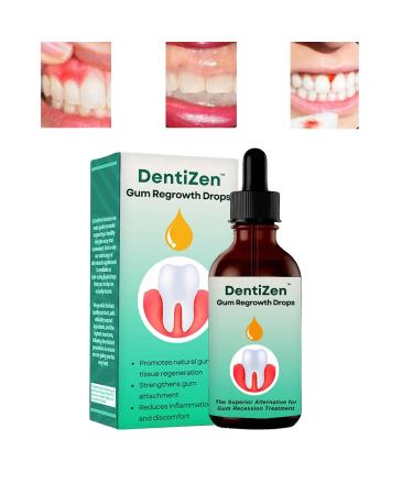 Dentizen Gum Regrowth Drops dentizes gumwalks dentizs relieves mouth-parodly tooth pain dental oral care antibacterial cleaning applies to all (1PC)