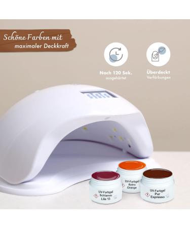 GS-NAILS UV Farbgel f r Nail Art & Design - 5 ml UV-h rtendes Covergel - Selbstgl ttendes Nagelgel - Mud Purple 13-B0 - Ideal f r internationals eCommerce - Buy Online on GoSupps.com
