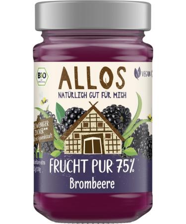  Allos Allos Fruit Pure Organic 75% Blackberry (6 x 250 g) - Buy Online on GoSupps.com
