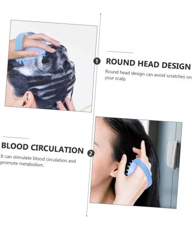 FOMIYES 6pcs Massage Comb & Cleaning Brush Set | Spa Shampoo Brushes for Ultimate Relaxation - Buy Online on GoSupps.com