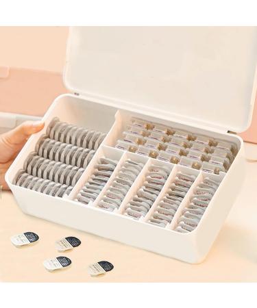 DHSUUUUP Daily Colored Contact Lenses Storage Case - Stylish Pink Organizer for Travel & Home - Buy Online on GoSupps.com