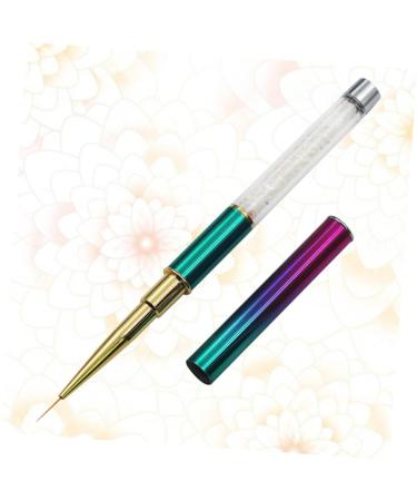 POPETPOP Nail Art Polish Pens Nail Art Pen Nail Dotting Pen Nail Crystal Pen Nail Art Tool Nail Art Liner Nail Paint Marker Nail Art Brush Nail Painting Pen Very Fine Manicure Tools Size 2 As Shown
