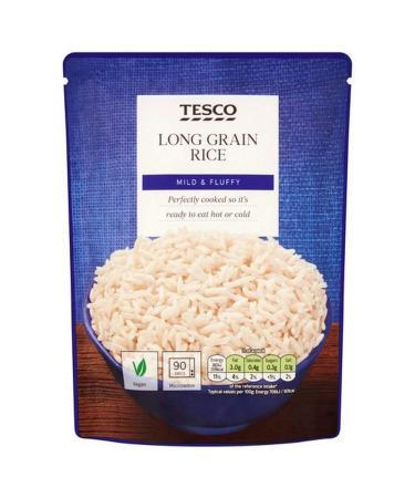 Tesco Whole grain microwave rice 250g
