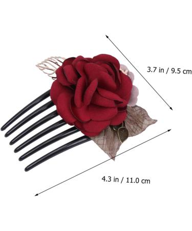 DOITOOL Wedding Hair Comb Womens Hair Accessories Goody Hair Clips for Women Bridal Hair Rhinestone Headpiece Hair Combs for Women Flower Hair Clips for Women Bride Rhinestones Hair Fork - Buy Online on GoSupps.com
