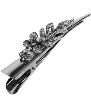 Beaupretty Rhinestone Hair Accessories Hair Barrettes for Girls Rhinestone Hair Clips Vintage Hair Clip Large Hair Clip Hair Clip for Women Clip for Hair Korean Version Miss Decorate Metal
