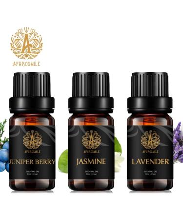 Aromatherapy Jasmine Essential Oil Set for Diffuser 3X10ml 100% Pure Lavender Essential Oil Kit for Humidifier-Jasmine Lavender Juniper Berry Essential Oil Set Aromatherapy Juniper Berry Oils Kit - Buy Online on GoSupps.com