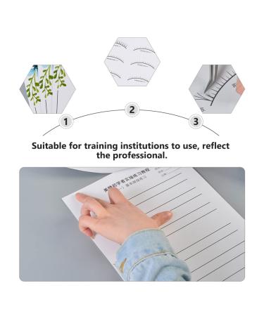 FOMIYES 6 Sheets Eyelash Grafted Workbook - Self Learning Course & Practice Paper for Beauty Professionals - Buy Online on GoSupps.com