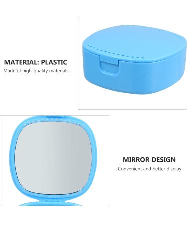 Buy Faruta Orthodontic Bracket & Denture Box with Mirror | Portable Tooth Holder & Mouth Protection for False Teeth Storage - Buy Online on GoSupps.com